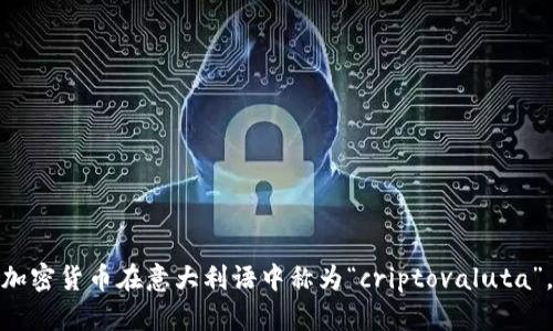加密货币在意大利语中称为“criptovaluta”。